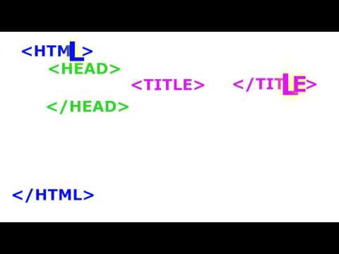 โครงสร้าง ภาษา HTML