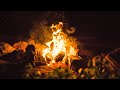 Campfire Sleep Sounds, White Noise for Sleeping or Relaxation, Black Screen  and 10 Hours