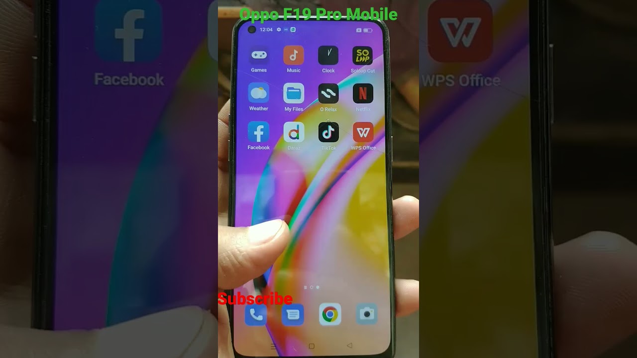 Oppo F19 Pro Out Class Model Smooth Touch And Out Class Camera Fone..