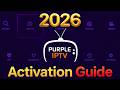 Smart PURPLE IPTV App 2026 | Xtream Codes Login & Complete Setup (Step-by-Step Guide)