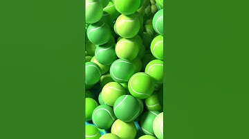 Into The Honeycomb Tennis Balls Drop #tennis #satisfying #3danimation