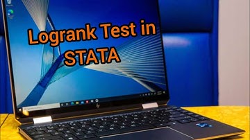 How to run the logrank test on STATA