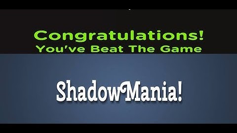 Shadowmania - All Level Answers 1 - 300