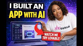 I Built an App With AI My First Time Using Lovable — Watch Me Figure It Out Live