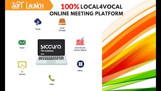 Soft Launch Of " “Siccura Meet” | A digital, sustainable, affordable, multifaceted Meeting Platform. screenshot 3