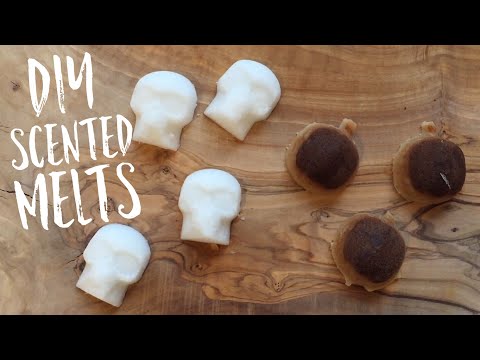 How to make Soy Wax Melts , Soy Wax Tarts in a mold tray 