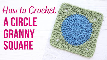 How to Crochet a Circle Granny Square | Step by Step Tutorial