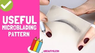 Microblading Practice  STEP by STEP strokes and useful TIPS! For Beginners