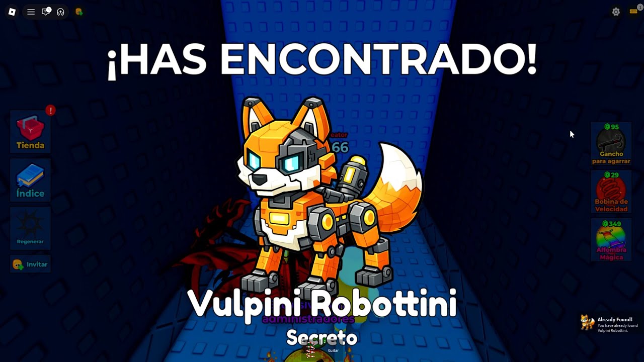 CÓMO ENCONTRAR a VULPINI ROBOTTINI en ENCUENTRA UN BRAINROT 328 | FIND THE BRAINROT 328 Roblox