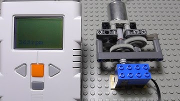 LEGO Motor Speed Meter by NXT and RCX Rotation Sensor