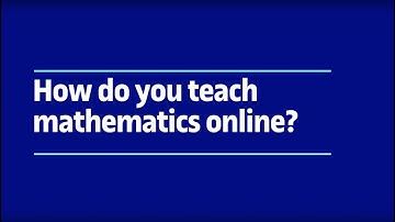 How do you teach mathematics online? | UOC