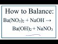 Balancing Chemical Equations Concepts