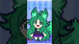 Holo Gaming Pixel Art Vtuber Showcase #pixelart #vtuber #live2D