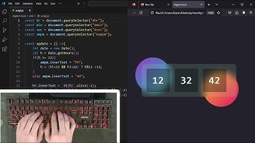 Creating a Digital Clock with HTML CSS and JavaScript