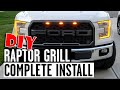 DIY Raptor Grill Complete Install: 2015 Ford F150 Lariat Limited