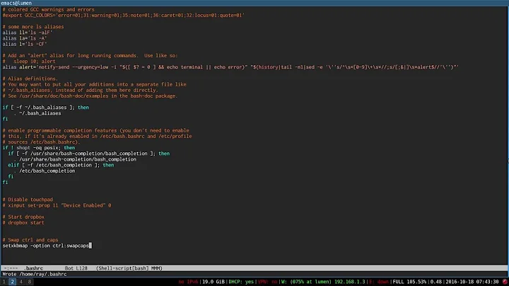 Swap CapsLock and Ctrl keys in Ubuntu
