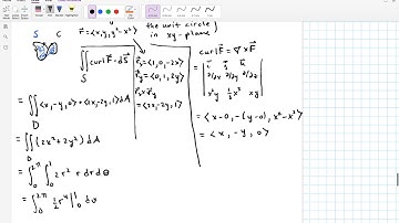 MST 113 16.8 Stokes Theorem examples 2