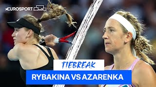 Rybakina Strikes First in Opening Set Tiebreak Against Azarenka | AO Highlights | Eurosport Tennis