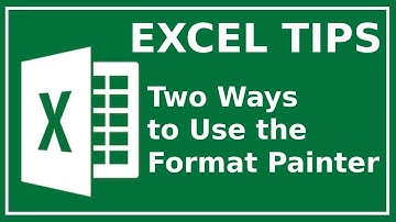 Excel Quick Tips: Two Ways to Use the Format Painter