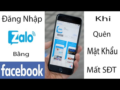 Cách đăng nhập Zalo khi quên Mật Khẩu và SĐT | Đăng nhập Zalo bằng tài khoản Facebook mới nhất