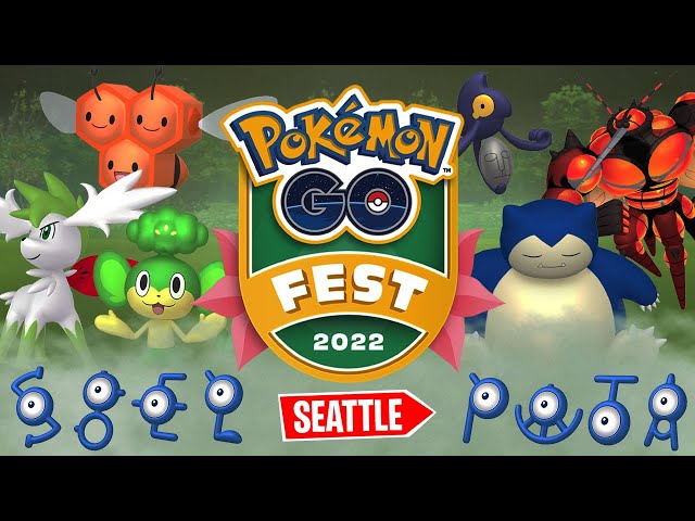 GO FEST SEATTLE - BUZZWOLE E SHAYMIN, 2 NOVOS SHINIES, 8 UNOWN SHINY E  MAIS! POKEMON GO FAKEGPS 