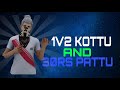 Telugu Free Fire MAX :TM GOAT IS ON LIVE 1V2 KOTTU 50RS PATTU