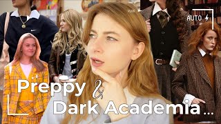 Розбір стилів Preppy та Dark Academia. Основи базового гардеробу.