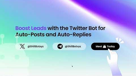 How to use ShillBot x AI for Twitter | Auto-Reply, Auto-Mention, Auto-Reach Specific Users
