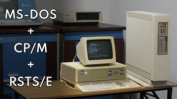 Booting MS-DOS, CP/M and RSTS/E* on a DEC Rainbow!