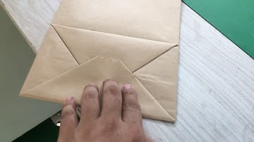 fully automatic square bottom paper bag making machine