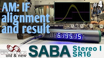 Tackling the AM bands, including IF alignment. SABA Stereo I - restoration part 4 #pcbway#