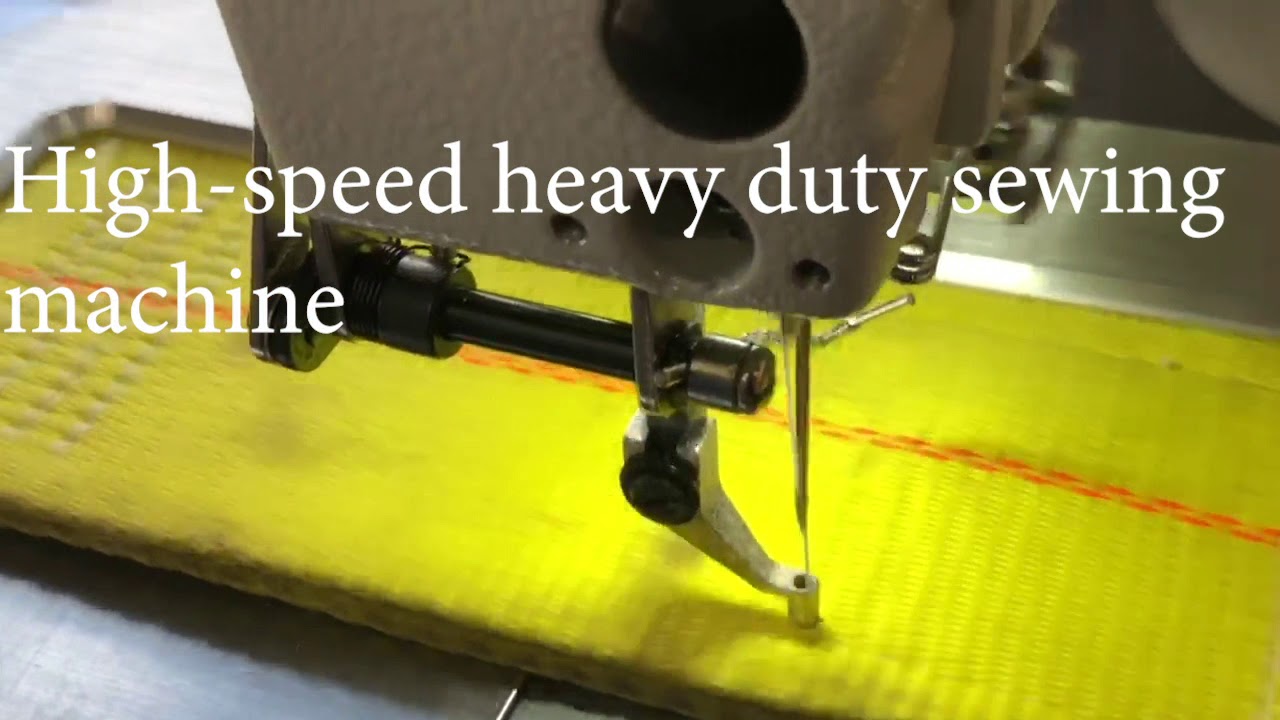 Programmable Sewing Machine For Heavy Webbing, Slings, Straps, Labels ...