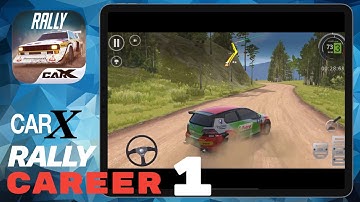 CarX Rally career walkthrough part 1| Beginner LIGHTNING START| (iOS, Android)