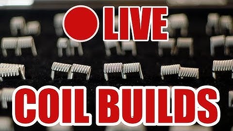 LIVE - HOW TO BUILD THE ALIEN FRAMED STAPLE - 3 CORE ALIEN - COIL BUILD TUTORIALS - TIPS AND TRICKS