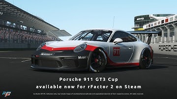 Porsche 911 GT3 Cup for rFactor 2 Trailer