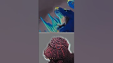 Godzilla in hell vs mega magic domian Godzilla #godzilla #shorts #faxorcap #whoisstrongest