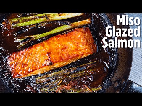 Honey Glazed Salmon - The Sweet n Salty Miso Classic!