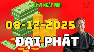 Tử Vi Ngày Mới 08/12/2025 – LỘC TRỜI RƠI XUỐNG, 6 Con Giáp ĐẠI PHÁT Giàu Nhanh Như Chớp