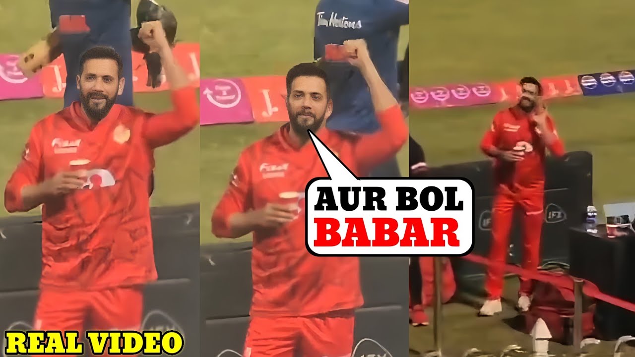 Babar Azam fan's chanting Babar-Babar Infront of Imad wasim, and Imad wasim revenge with bat #psl
