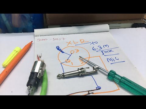 XLR to Microphone jack pin Kese banaye| Soldering  connection