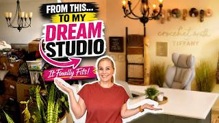 I Built My Dream Crochet Studio! 😍 Full Office Tour