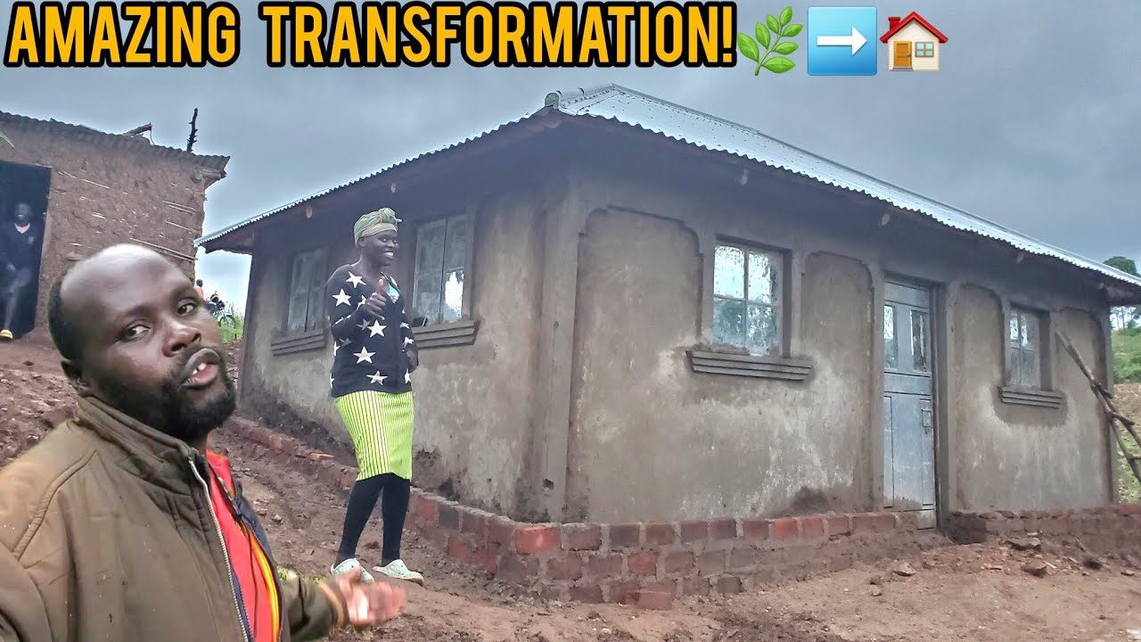 FROM GRASS TO GRACE!🙏 The NEW Look of Mama Clif’s Charity House | More Blessings from USA🇺🇸#charity 