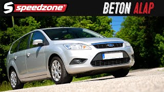 Ford Focus 1.6 TDCi (2010): Beton alap - Speedzone használtteszt