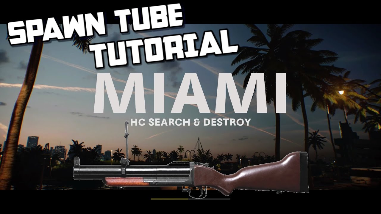 Black Ops Cold War - Spawn Tube Tutorial (Miami)