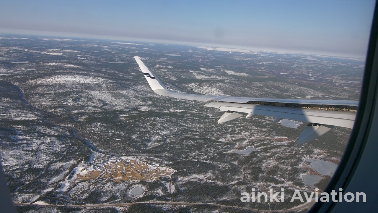 Finnair A321 Ivalo (IVL) landing