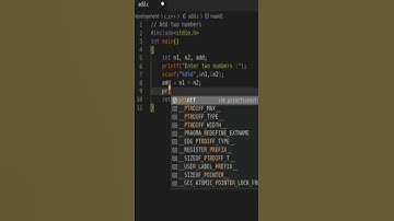 #2 C Program: Addition of two numbers #coder #coding #cprogramming #programmer #programming