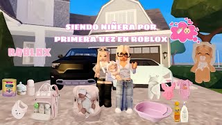 SIENDO NIÑERA POR PRIMERA VEZ 👶🏼🍼(Roblox Berry Avenue)