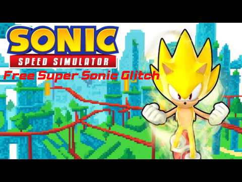 Free Super Sonic Glitch Tut! (Temporary) - Sonic Speed Simulator [Roblox]