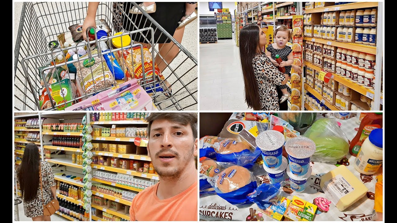 Compras no mercado em família - Setembro 2018 ♥
