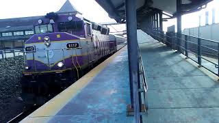 MBTA Commuter Rail at Anderson RTC in Woburn, MA